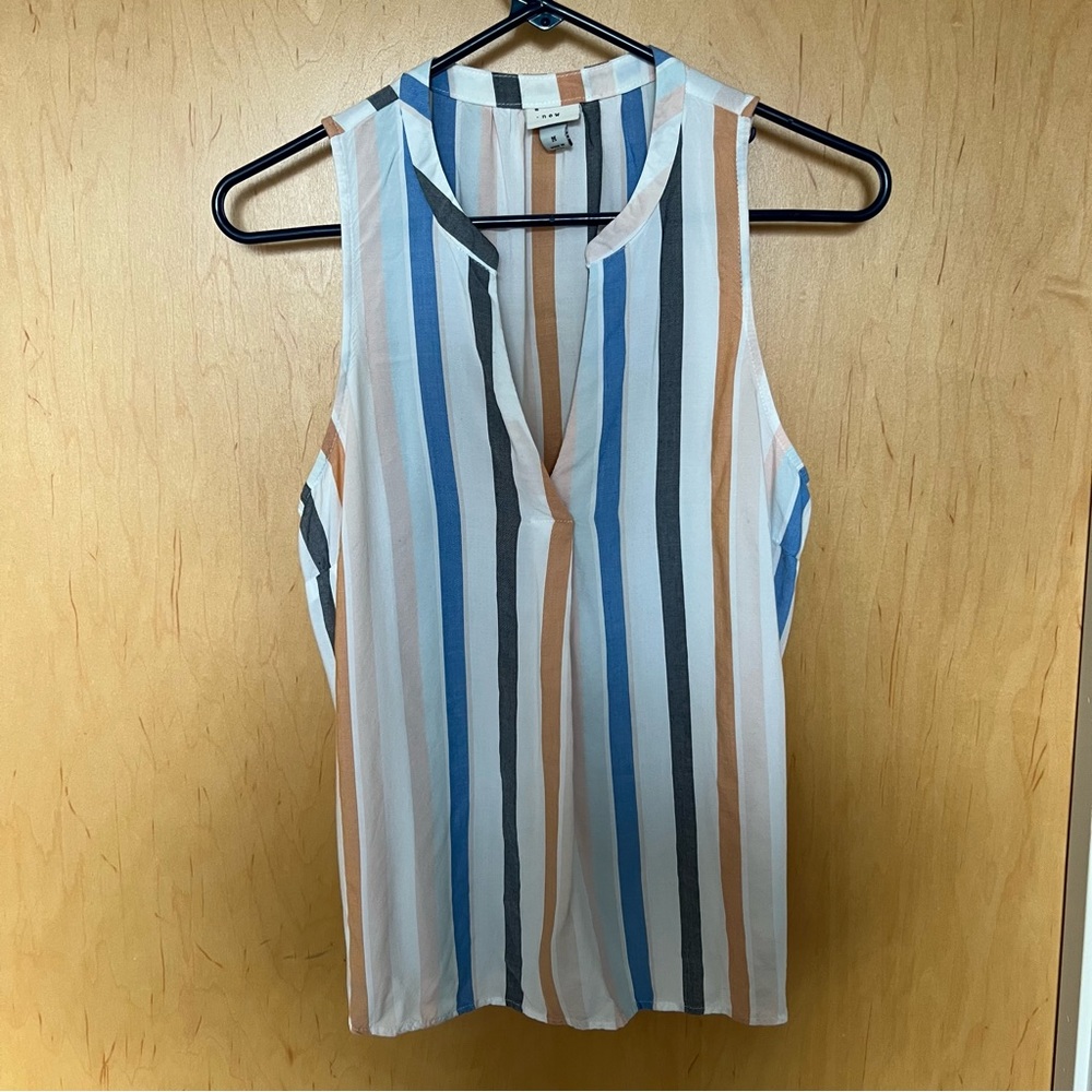 Target A New Day Striped Racerback Tank Blouse